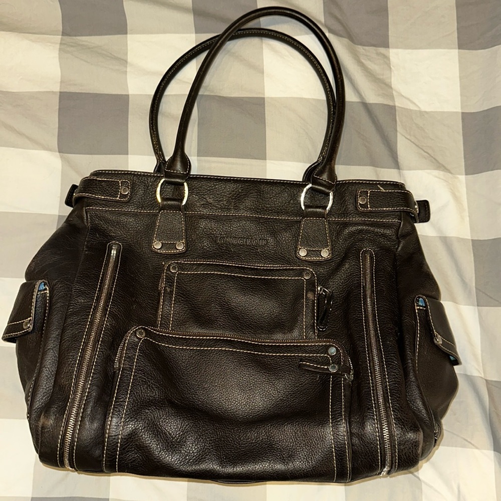 🔆LONGCHAMP🔆 brown leather bag